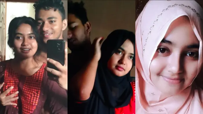 Bangladeshi Beautiful Young Hijabi GF Stripping On VC